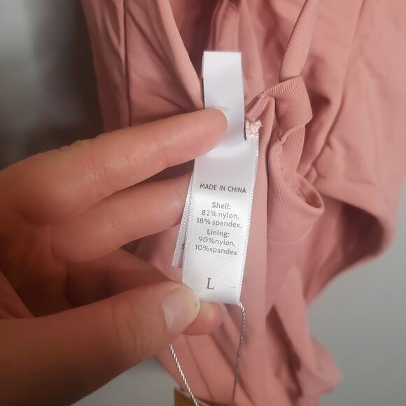 Andie Swim x Claire The Straddie One Piece in Lily Pink Women's Size Large NWT - Picture 7 of 10